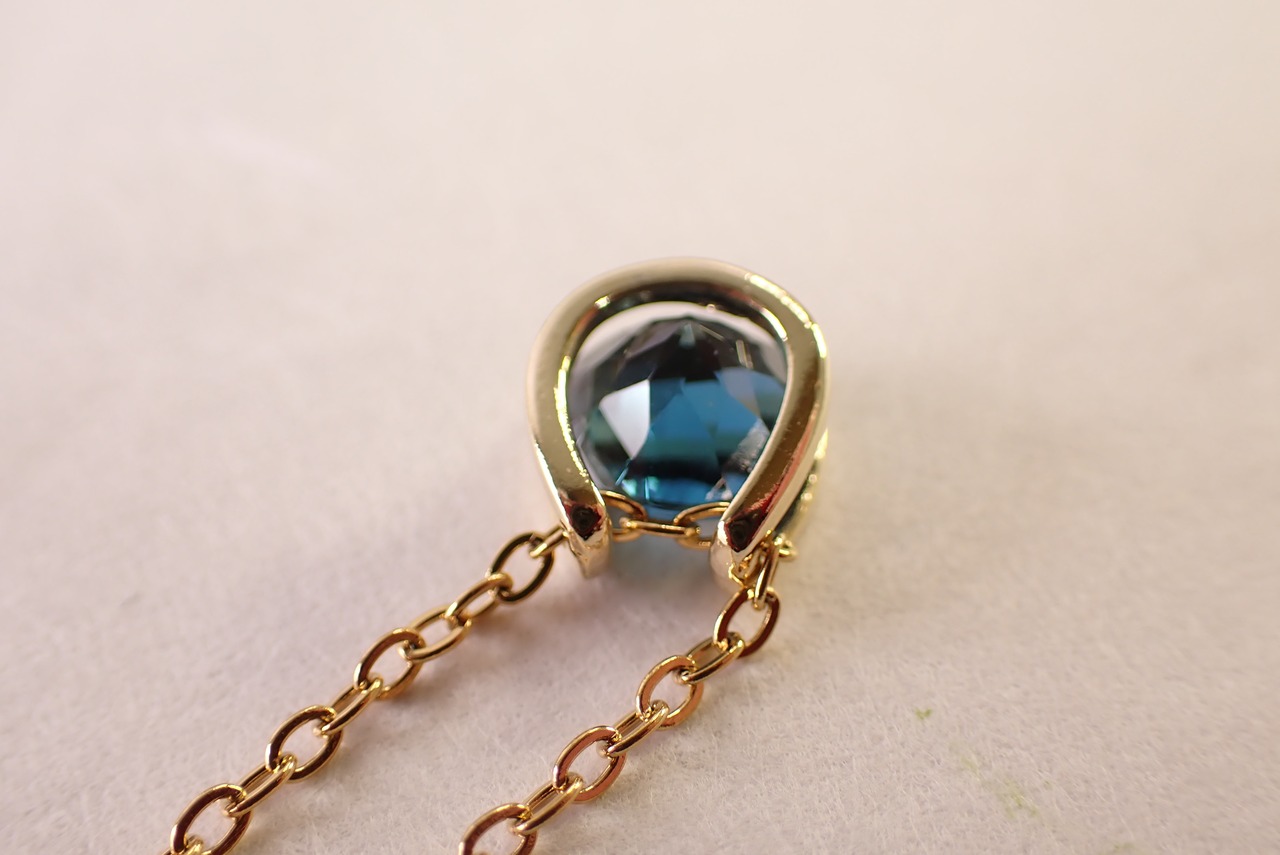 ロンドンブルートパーズネックレス　2.39ct [D12‐187]