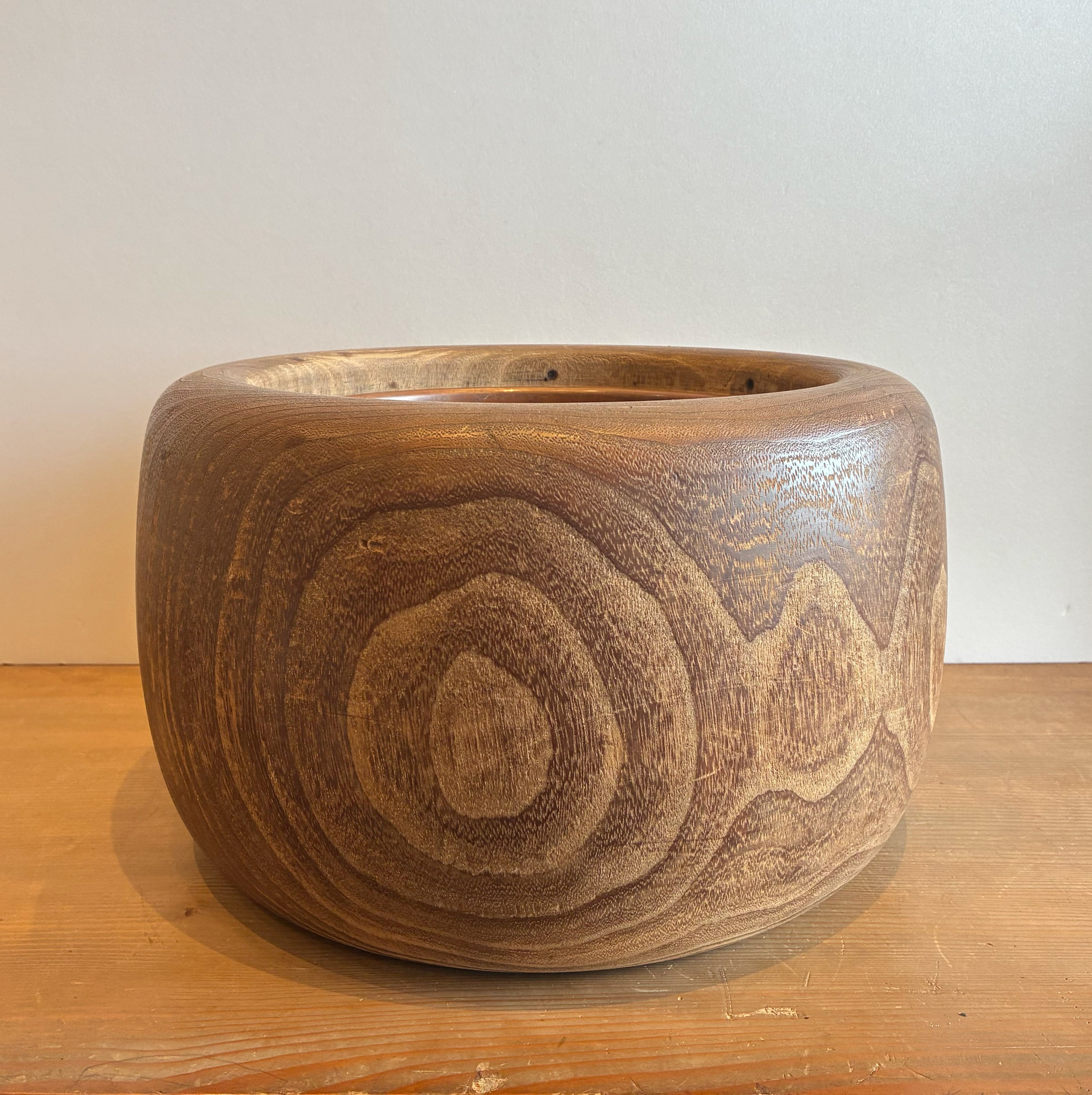 火鉢、木製くりぬき 桐のくり抜き火鉢 | POTLATCH