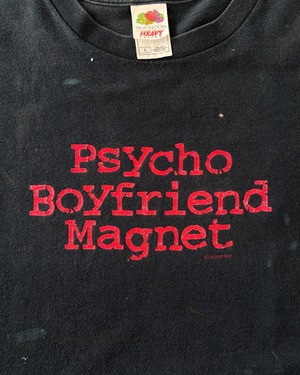 -Psycho Boyfriend Magnet- Vintage 00s L Print T-shirt