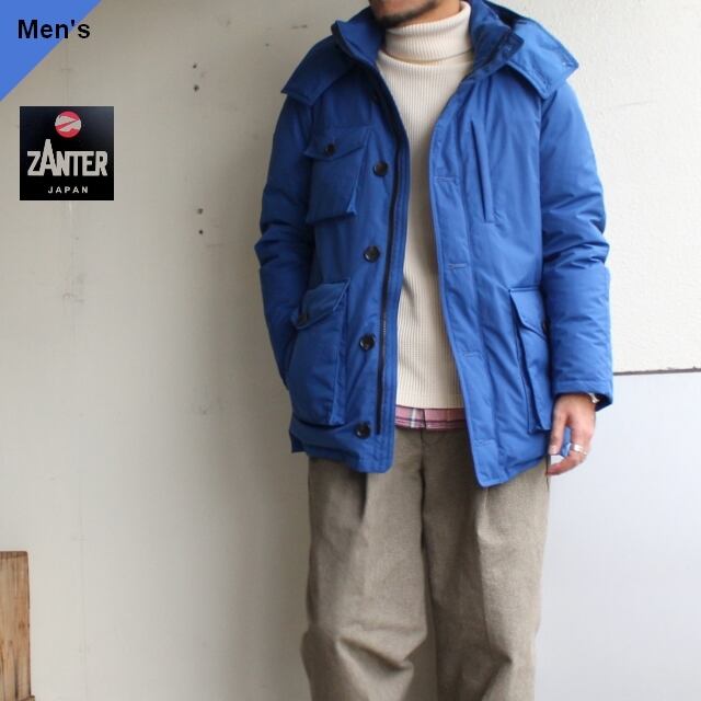 19-20AW】ZANTER JAPAN DOWN PARKA WP-H （ブルー） | C.COUNTLY
