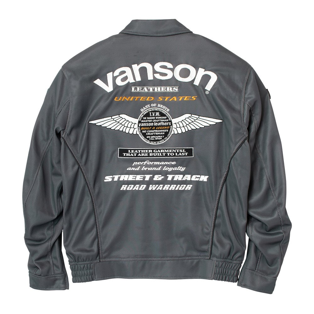 VS26103S メッシュスウィングトップジャケット | vansonleathers