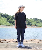RAISE MIDDLE FINGER - 刺繍Tee(ビッグシルエット)