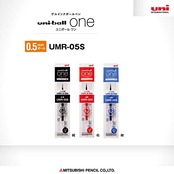 三菱鉛筆 ゲルボールペン替芯 ユニボールワン 0.5 黒 10本 ハコUMR05S.24