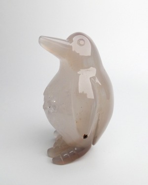 Druzy Agate ドゥルジーアゲート ⭓ ペンギン ⭔ CARVING