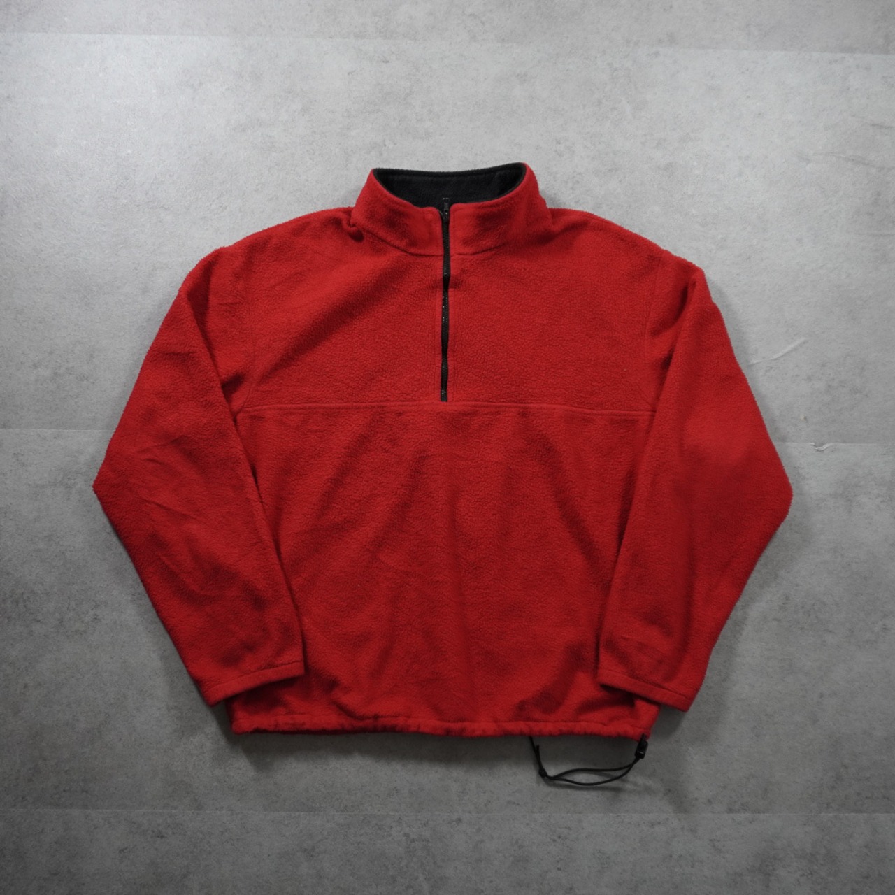 90s J.CREW fleece pullover "made in USA" XL 古着 - 1