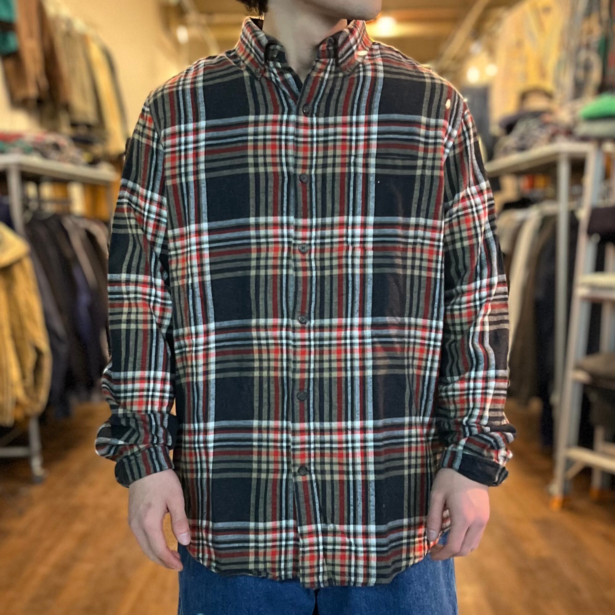 好配色】00's St John's Bay Check Flannel Shirt | 下北沢SPiKe＆SPiCe