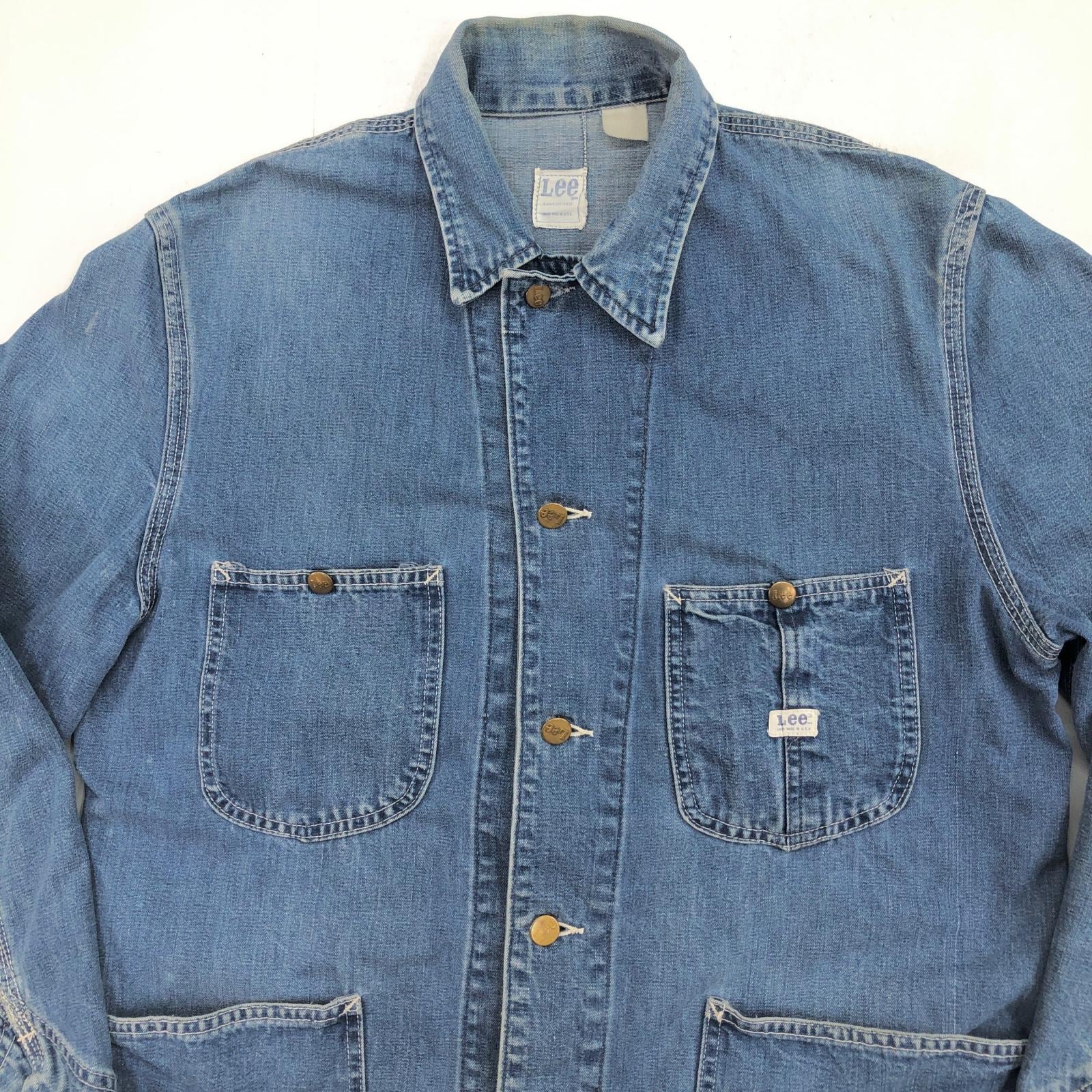 LEE リー 70年代 中期 USA製 91-J デニム カバーオール デニム