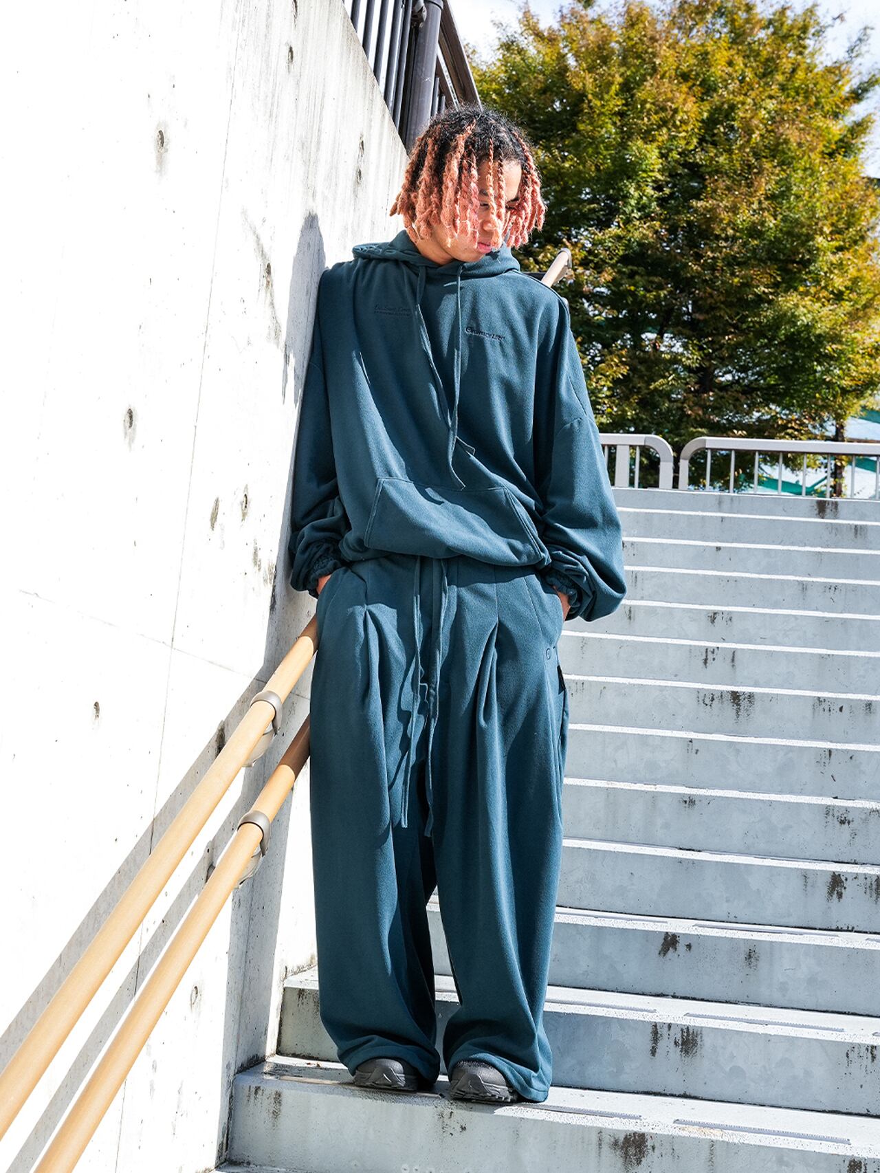 SHINYAKOZUKA | ORDINARY GIANT HOODIE WITH POLARTEC (DEEP SHINYAKOZUKA | ORDINARY GIANT HOODIE WITH POLARTEC (DEEP