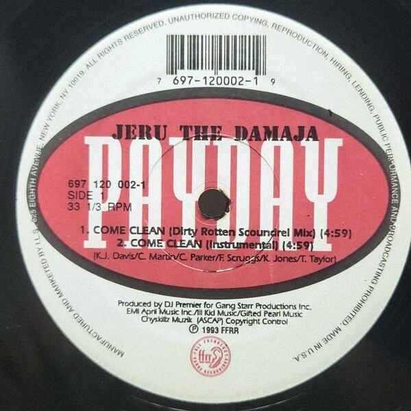 Jeru The Damaja / Come Clean [697-120-002-1] - 画像3