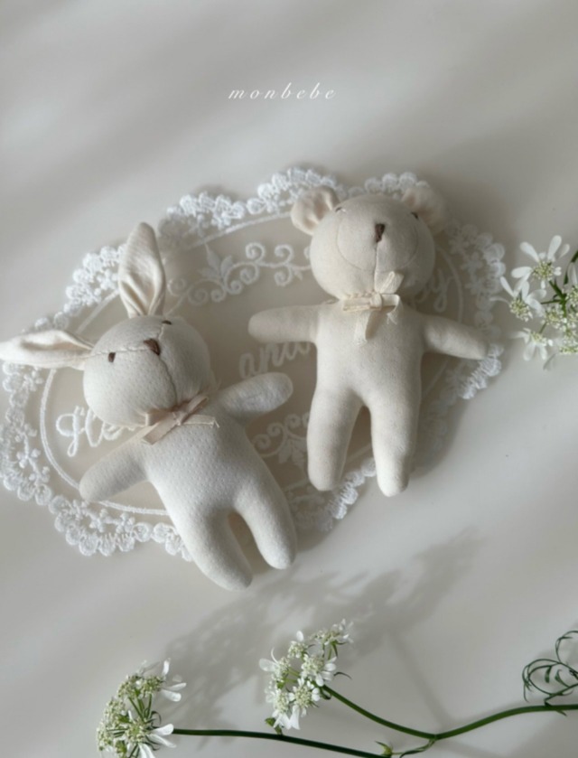 [ monbebe ] soft bunny & bear