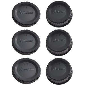 【特価処分】ATAK Nikon ニコン F マウント用 互換 Fキャップ/レンズ リア キャップ 3個 & ボディキャップ 3個 合計6個 (Nikon ニコン F マウント 互換)