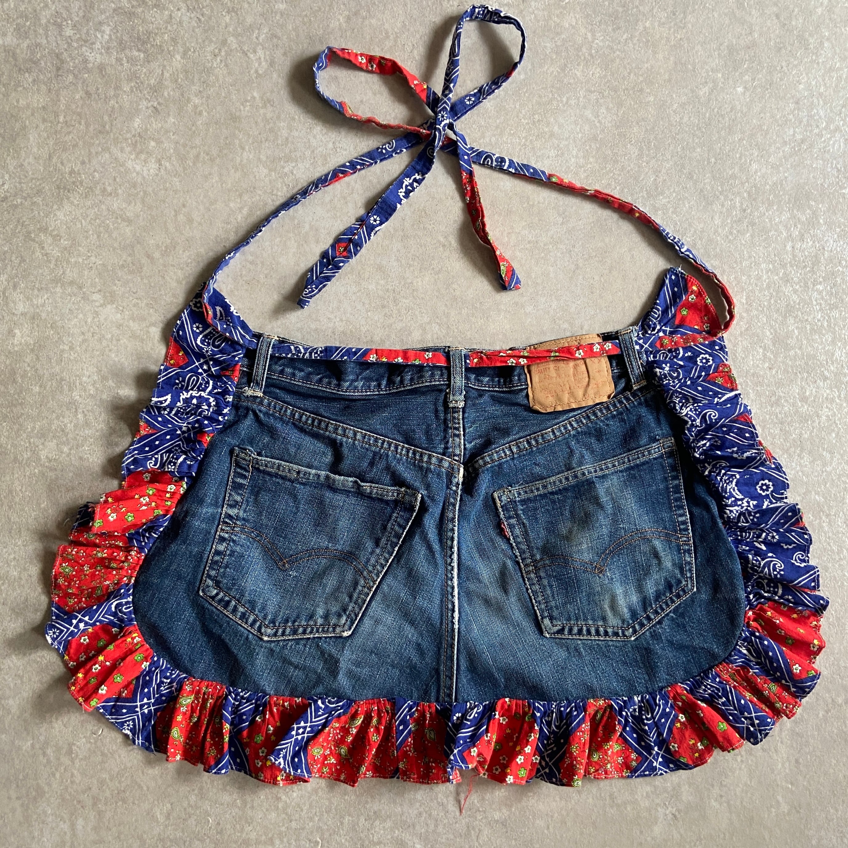 1970s Levi's Big E Remake Bandana Apron H440