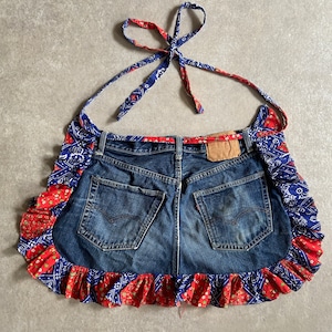 1970s Levi's Big E Remake Bandana Apron H440