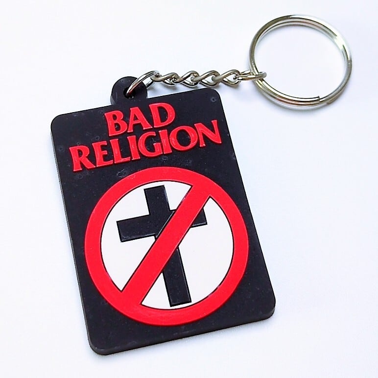 送料無料！ ★ラバーキーホルダー★ 【 Bad Religion（バッドレリジョン） 】 〘5029〙 〚アメリカン雑貨 アメトイ〛