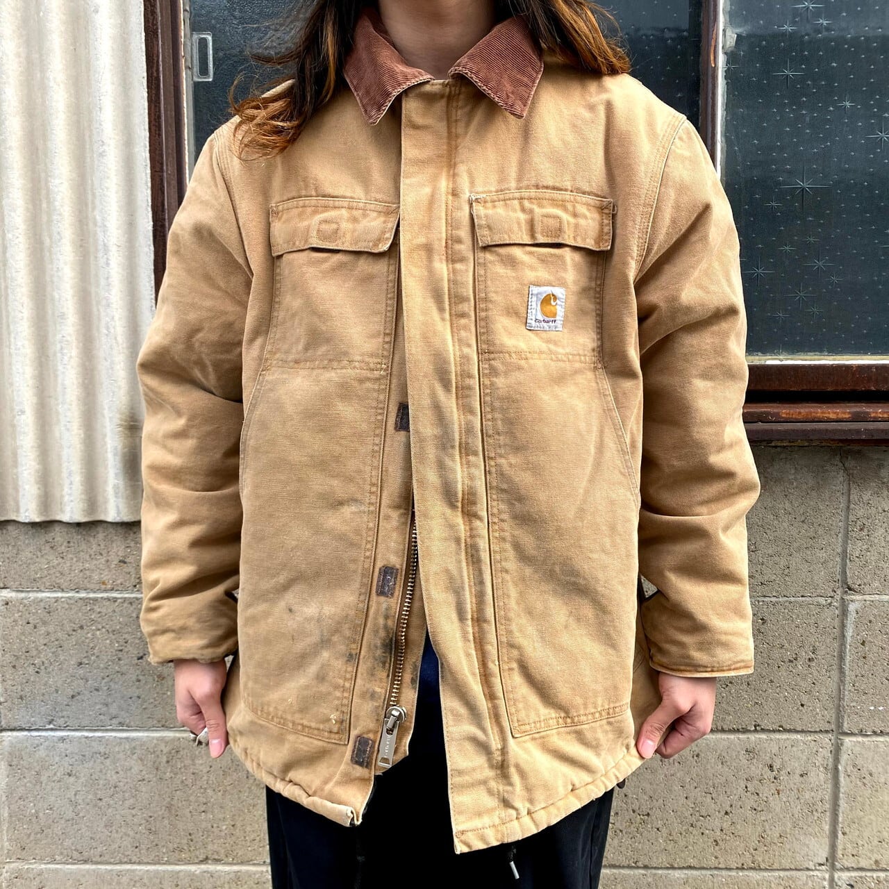 90年代 カーハート Carhartt トラディショナルコート ダック地ワークジャケット メンズXXXL /eaa372163