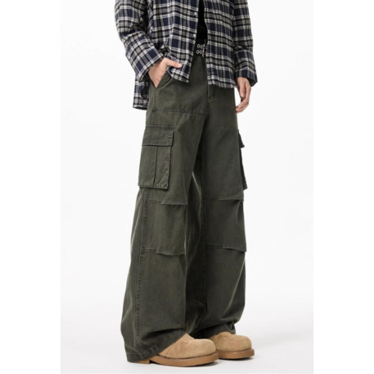 Washed Wide Cargo Pants　TB2568・画像3