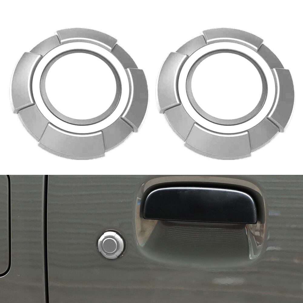 Jimny 64系ジムニー 74系シエラ キーホールカバー シルバー | TOYBOX