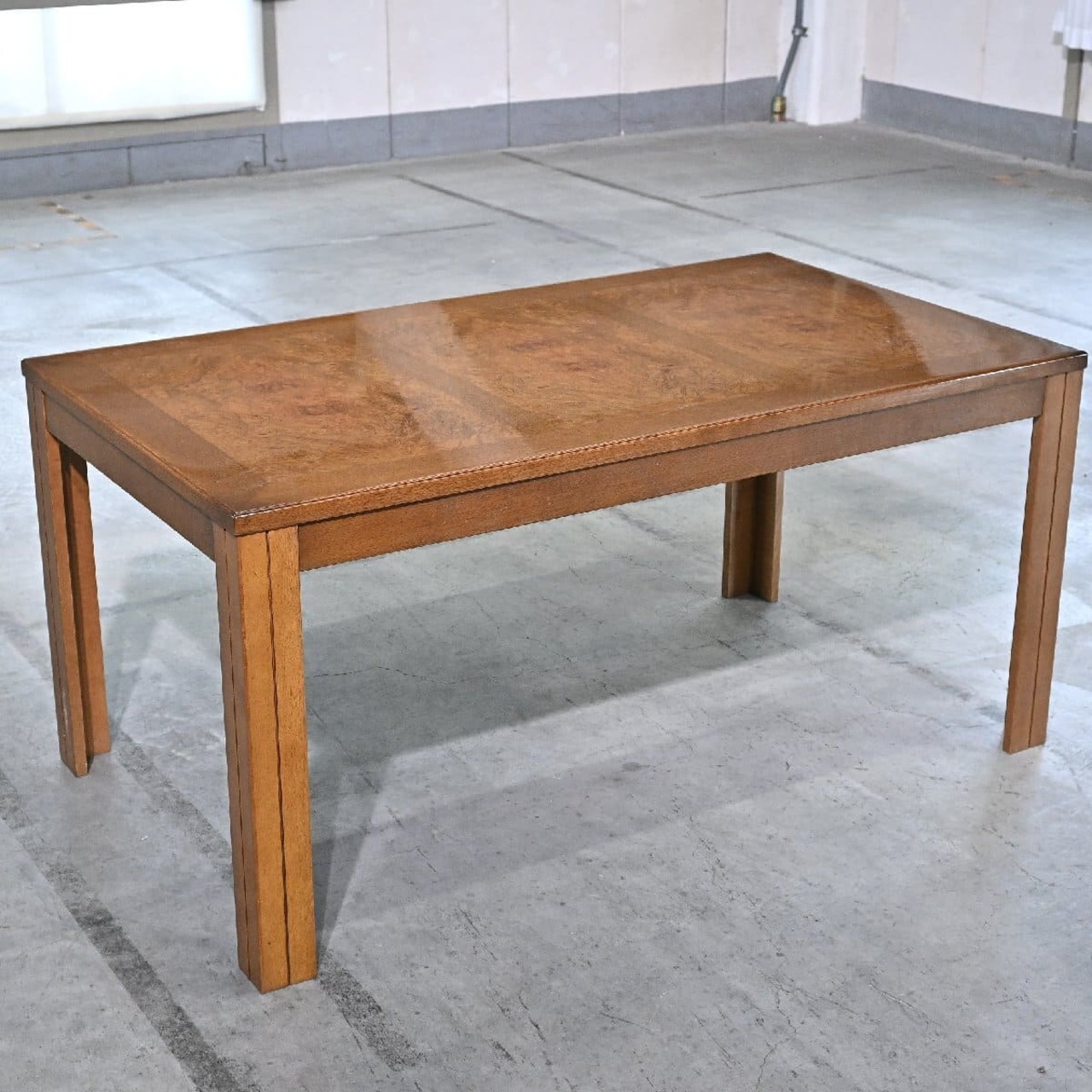 カリモク 27万「Domani Morganton DHA560」ダイニングテーブル オーク無垢材 ウォールナットバール Karimoku ドマーニ モーガントン【中古家具/中古インテリア/USED家具ユーズド家具/リサイクル】