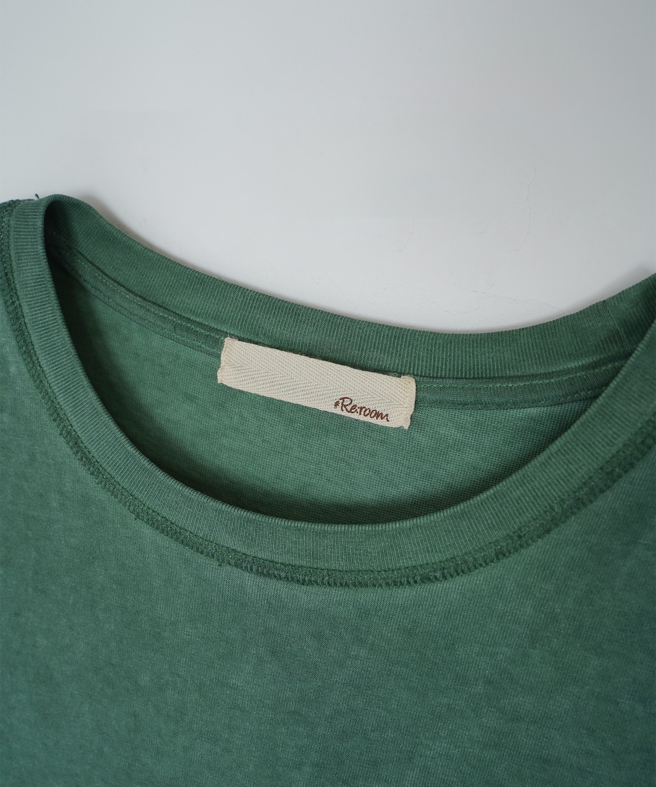 【#Re:room】WASHED VINTAGE COLOR T-SHIRTS［REC786］