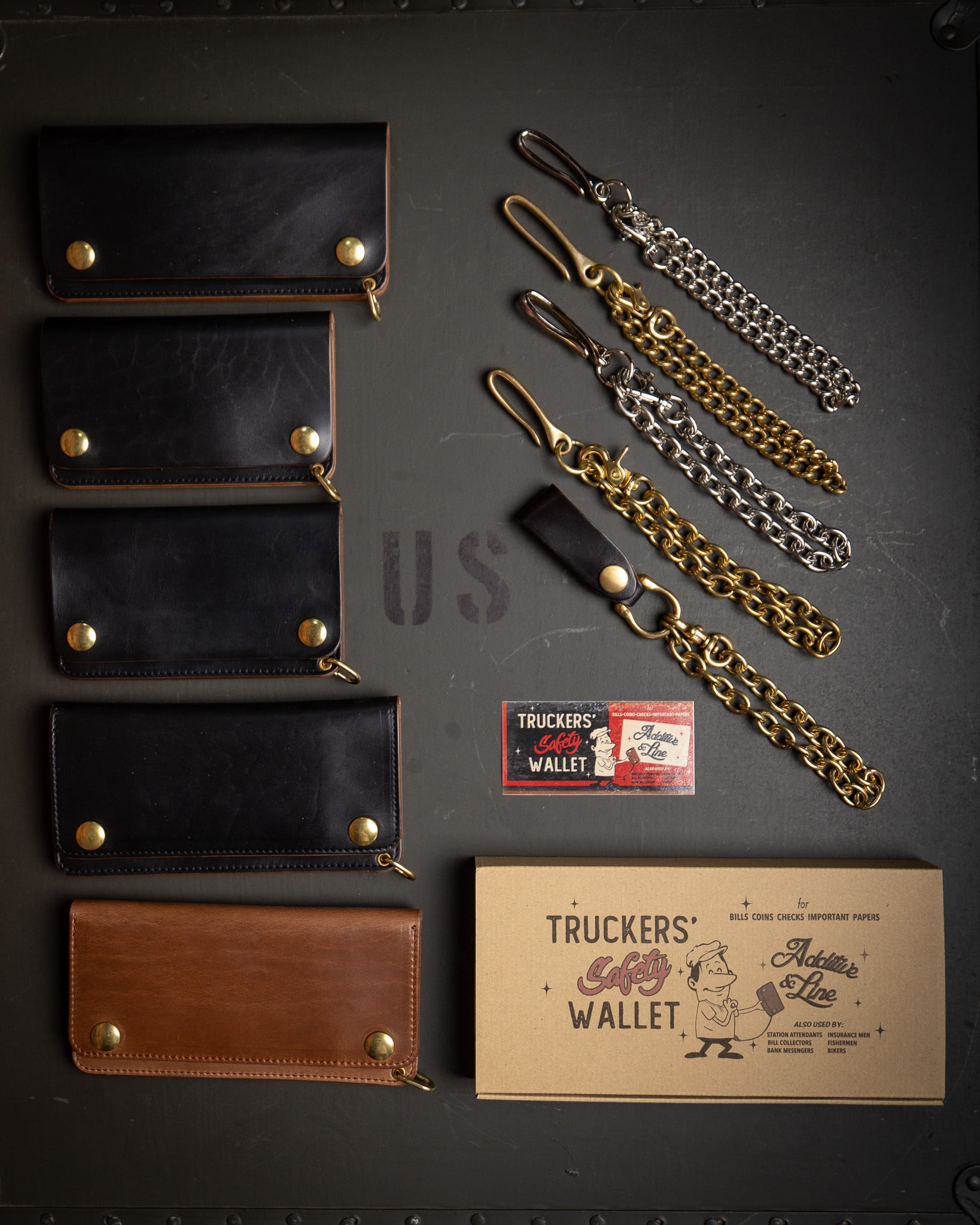 Additive and Line】Middle Tracker Wallet MTW-004 Maryam Horse Butt
