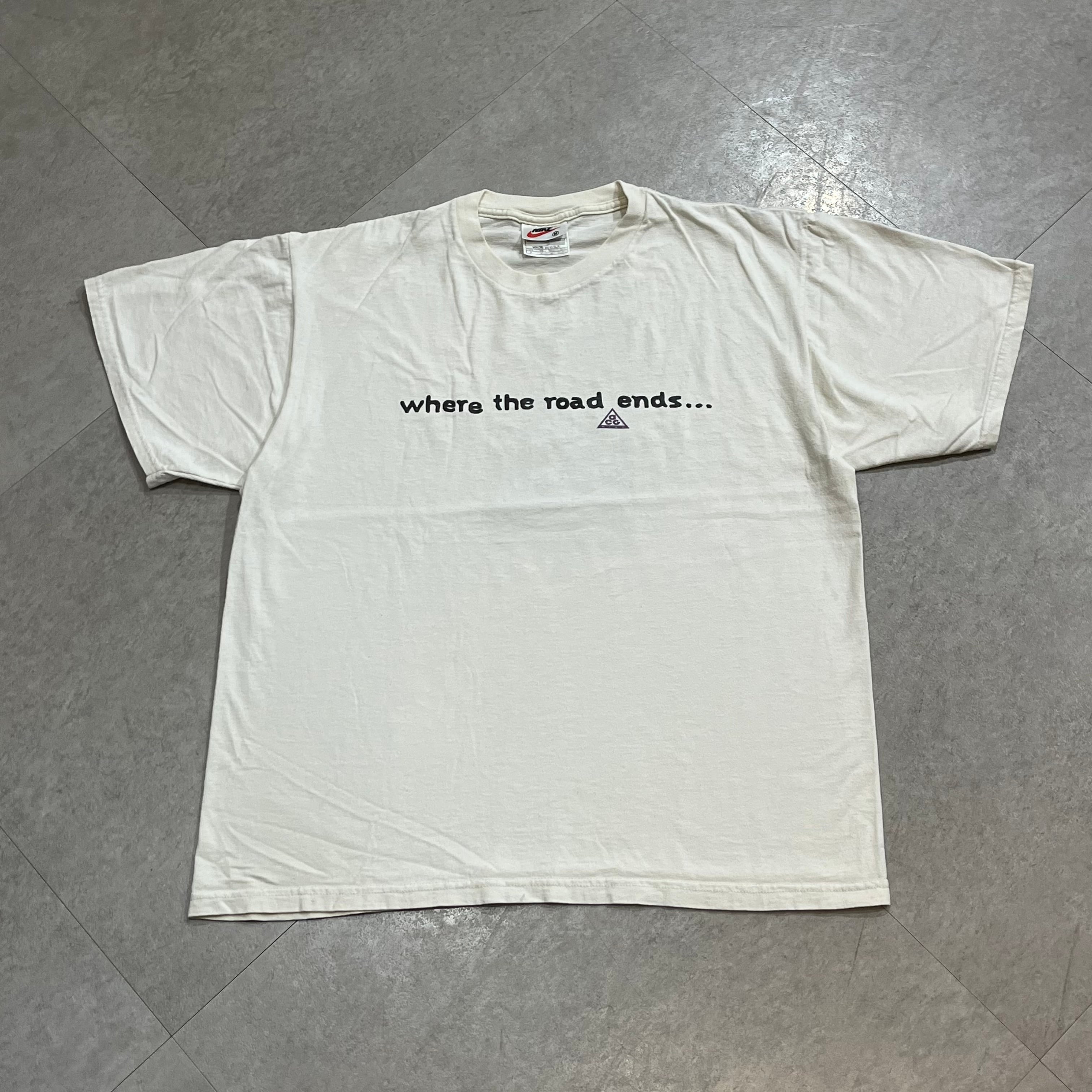 90年代〜 USA製 size:M 【NIKE ACG】ナイキ ACG プリントTシャツ T ...