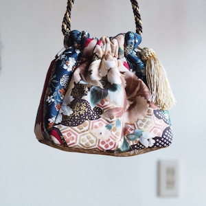 Kinchaku*bag №04(one of a kind)