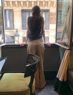 【新作5％OFF・3日間】Belt-Button Cotton Pants_2colors