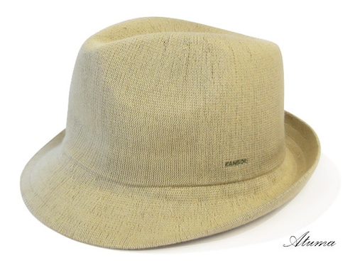 KANGOL・カンゴール/ Bamboo Arnold Trilby （ベージュ）［メッシュ・中折れハット］