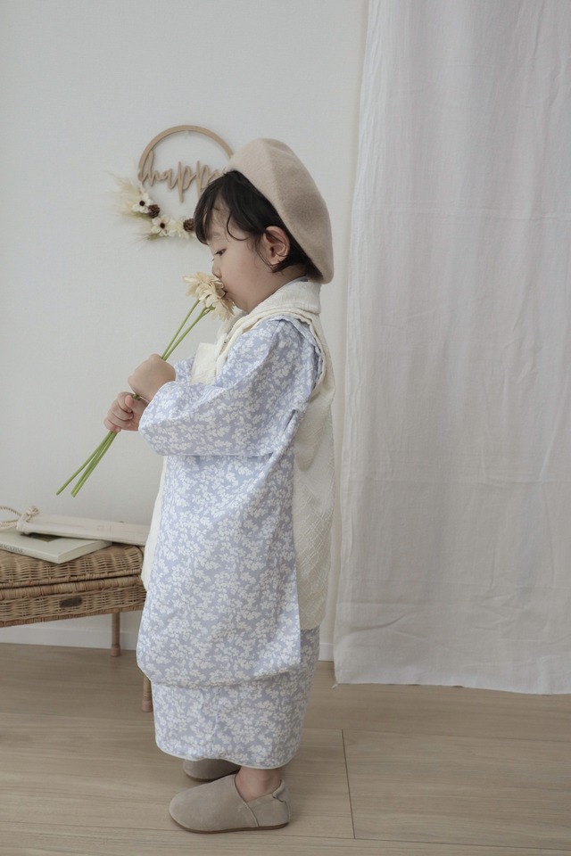 【七五三3歳】lavender gray