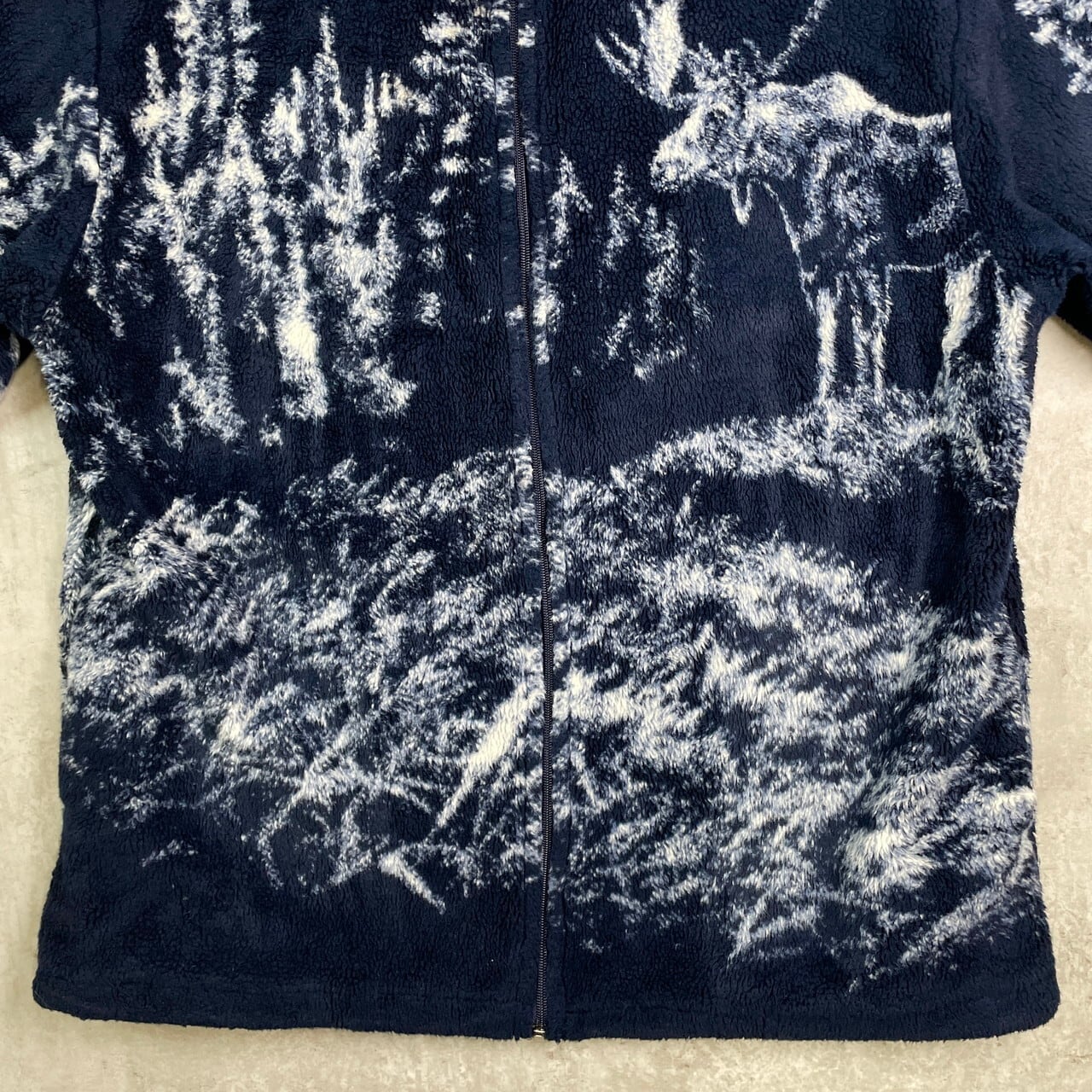 90年代 Art Unlimited アニマル柄 フリースジャケット メンズL相当