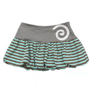 [Ttsunami] Vintage Striped Spiral Skirt