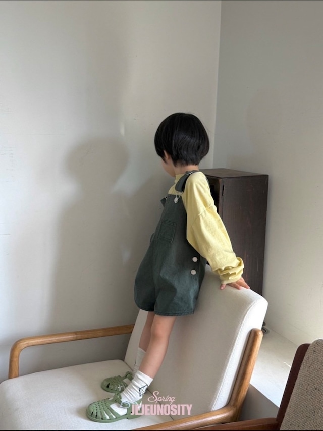 予約⌇jejeunosity / Cotton Berry Short Overall