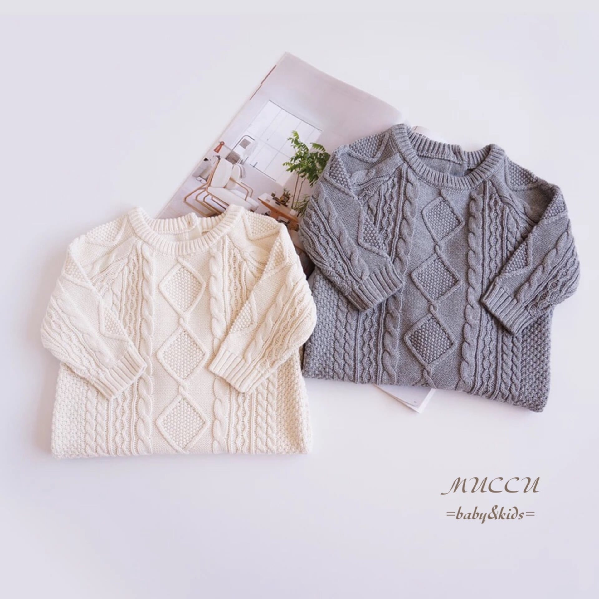 送料無料！【予約販売】ニットロンパース 66cm〜90cm 赤ちゃん 出産