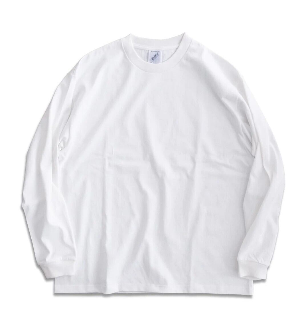 WASEW "TOUGH L/S TEE" White Color