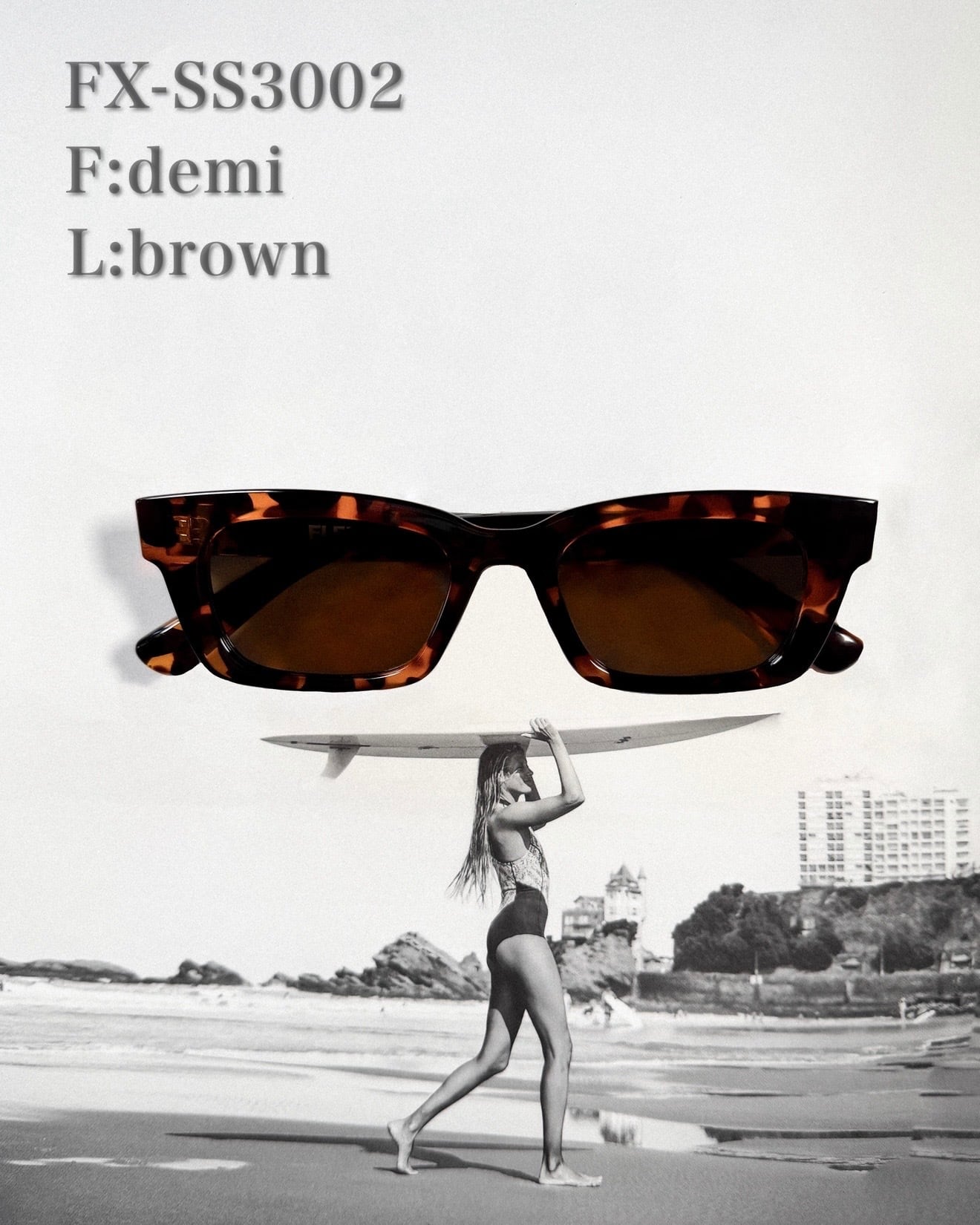 4color】slim square 3 sunglasses | FLEX公式｜SNSで話題のアイウェア