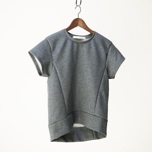Pullover - Double knit short　Grey  ykcs-402