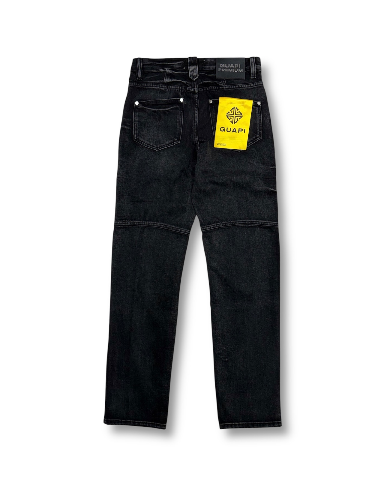 GUAPI / black iron crest denim
