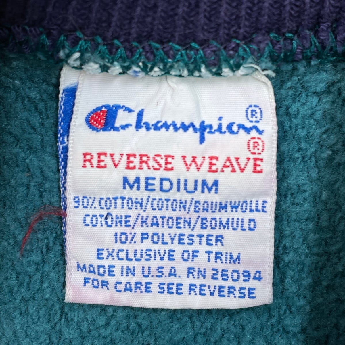 90年代 USA製 Champion チャンピオン REVERSE WEAVE リバースウィーブ