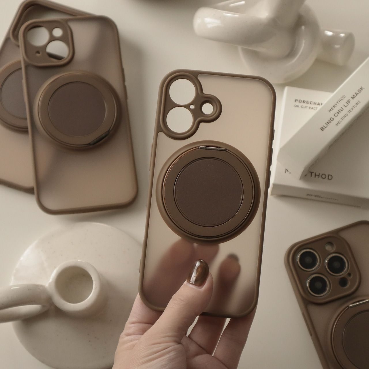 ［ phone case ］chocolat brown