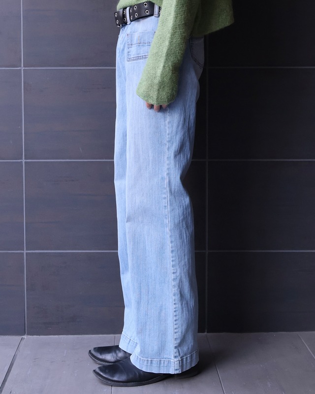 Regular Straight Denim Pants