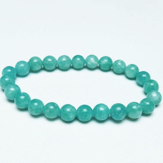 アマゾナイト ブレスレット 8mm 一点物 メール便可 [M便 1/10] 111-47750