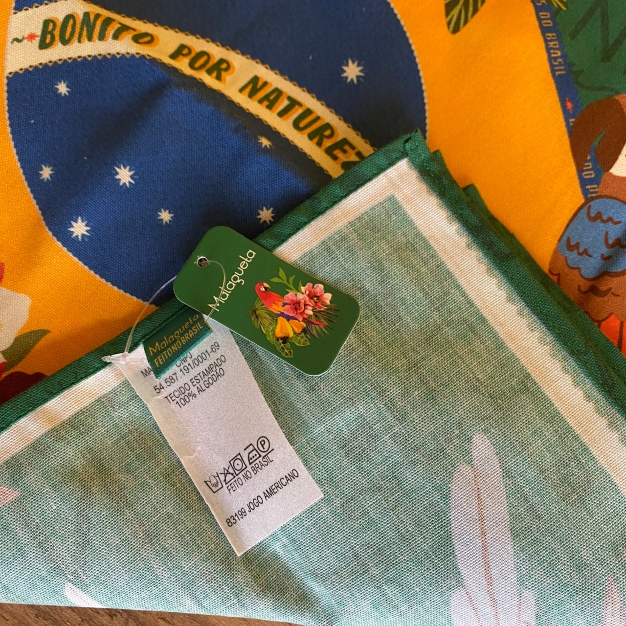 【MALAGUETA マラゲッタ】ランチョンマット 4枚セット トゥッカーノ