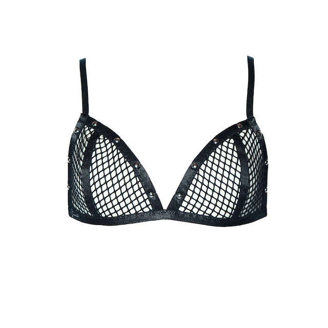 studs triangle bralette