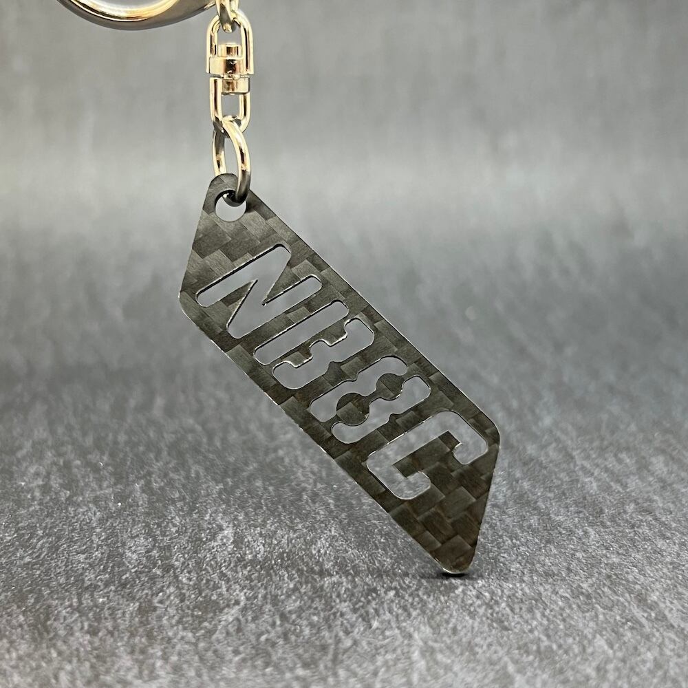 ドライカーボン 型式 キーホルダー マツダ ロードスター NA6CE NB6C