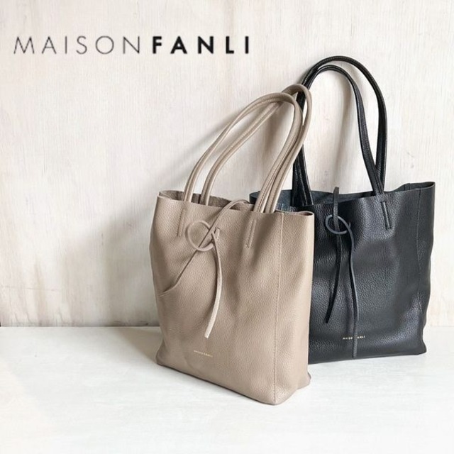 MAISON FANLI  レザー トートバッグ SAC PETIT CABAS