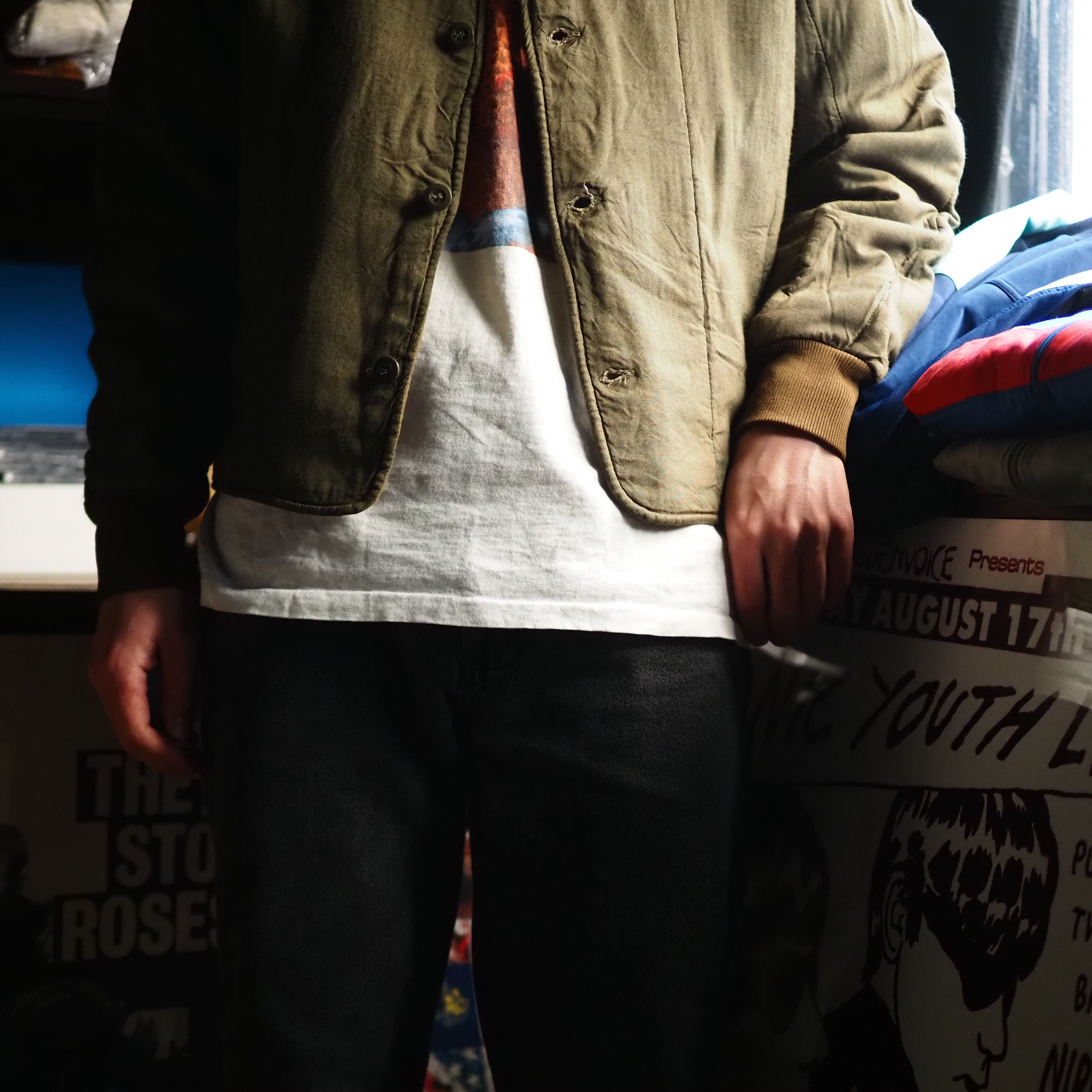 grunge, 1960's Vintage Czech Army Liner Jacket ビンテージ grunge, 1960's Vintage Czech Army Liner Jacket ビンテージ