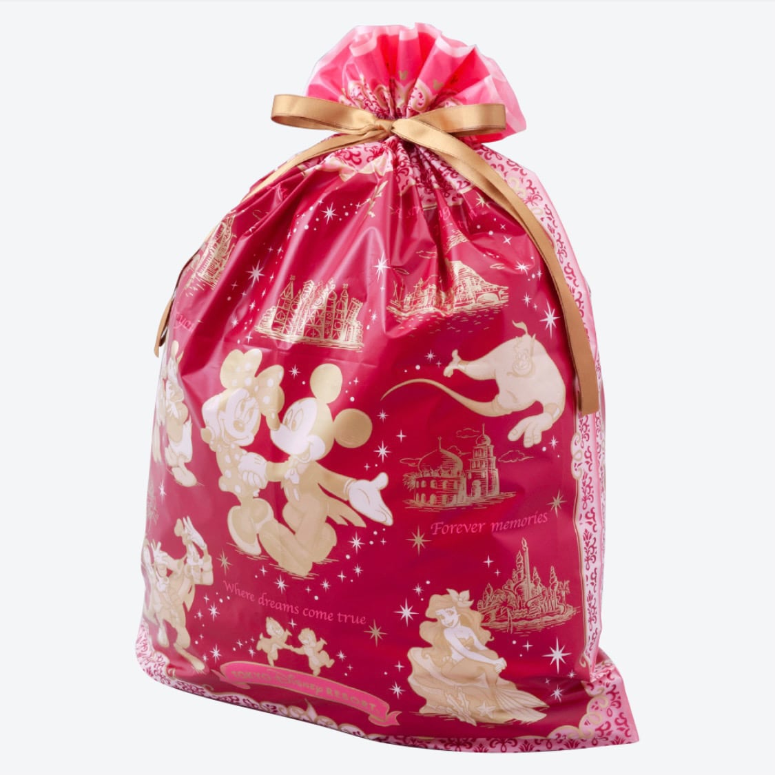 ギフトラッピング 青 赤 ディズニー ギフト袋 ブルー レッド ギフト ラッピング