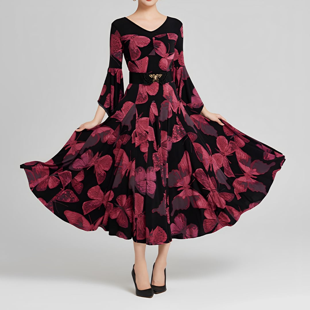 華やかでエレガント デザイン スタンダードドレス ds0460