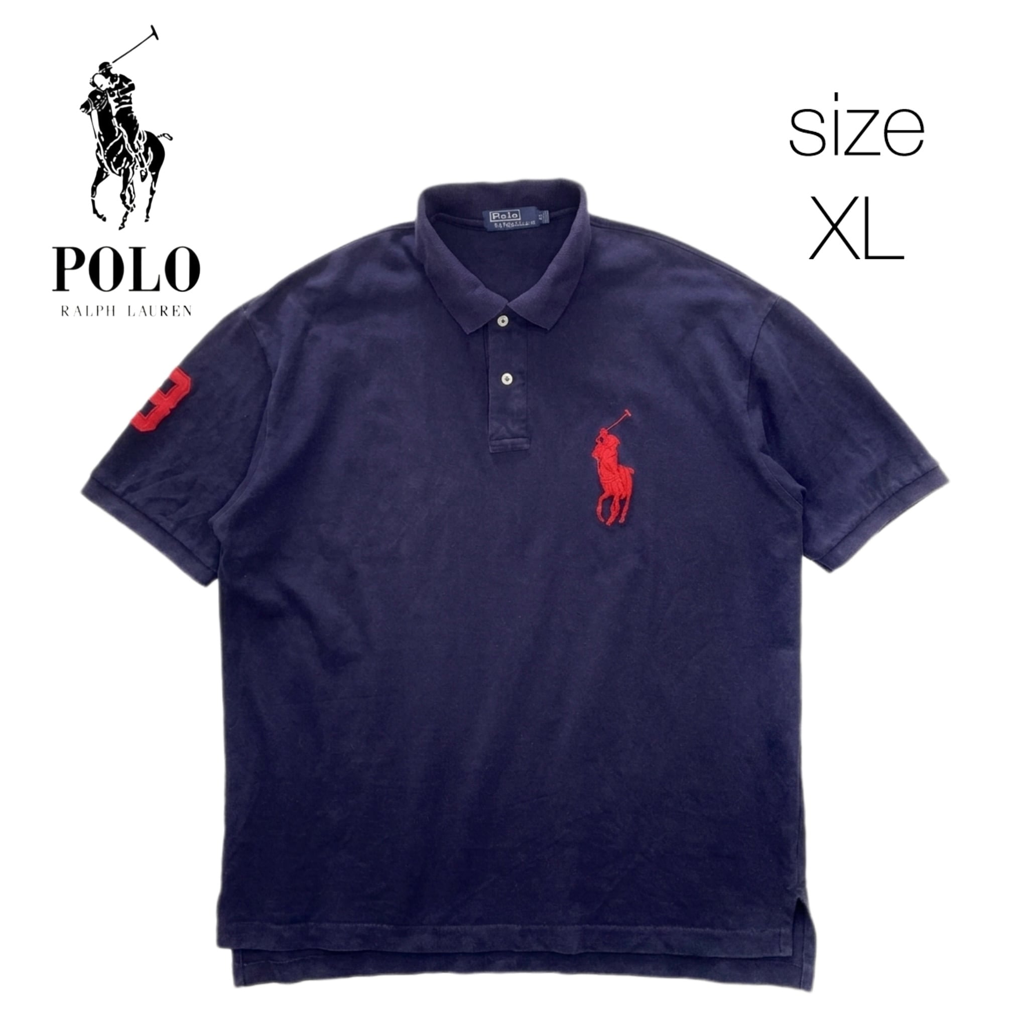 POLO RALPH LAUREN ビッグポニー 半袖ポロシャツ L ホワイト ビッグ
