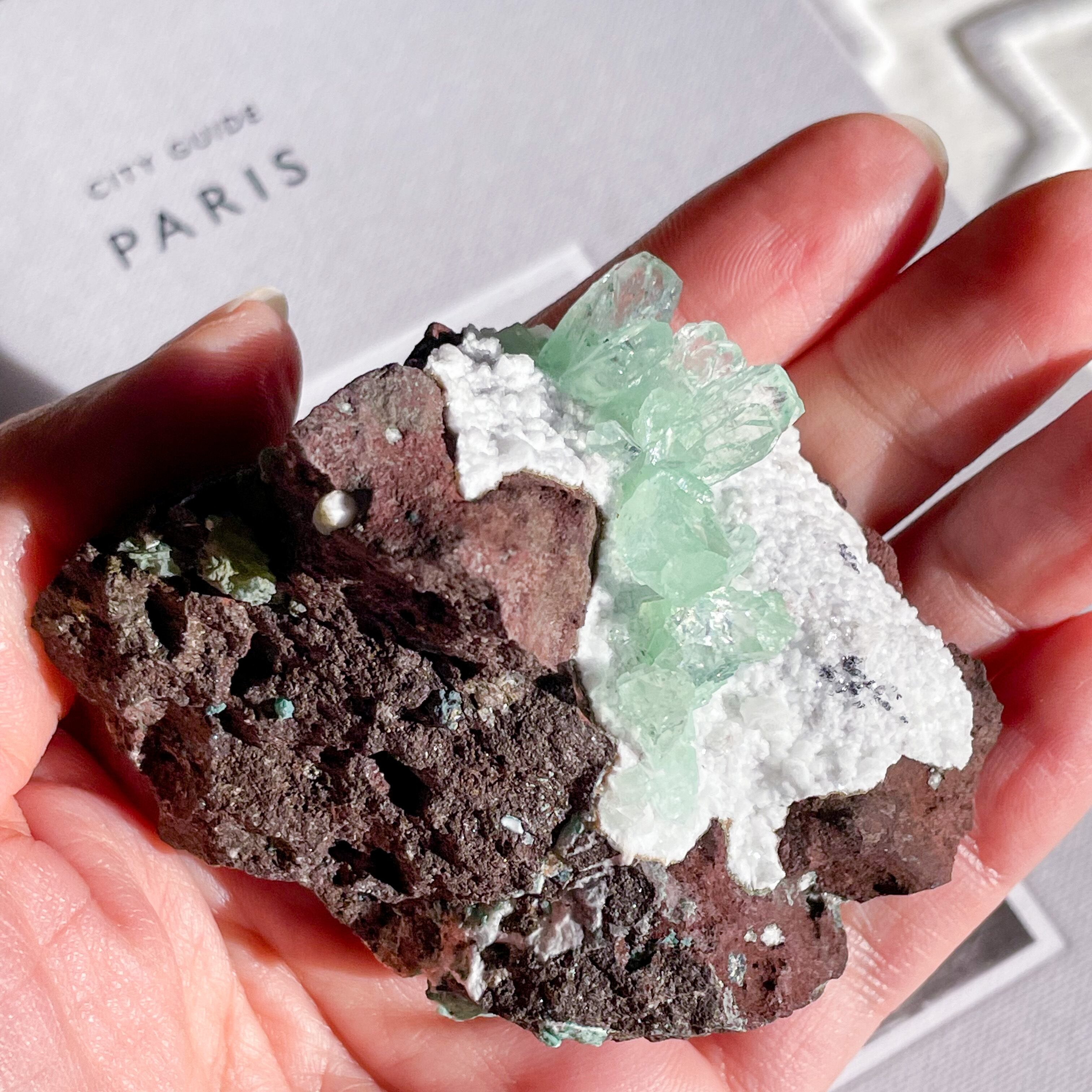 Gem Green Apophyllite 4 ✧ 宝石のようなグリーンアポフィライト